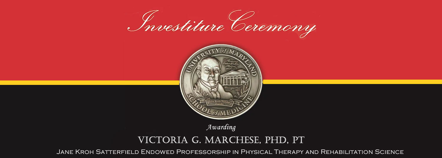 Victoria Marchese Investiture banner